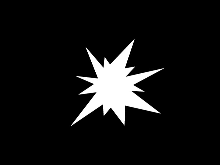 Claude Closky, ‘Bang,’ 2004, flat screen, silent, pictograms projected for 2 seconds, then reversed for 2 seconds, in a loop. 